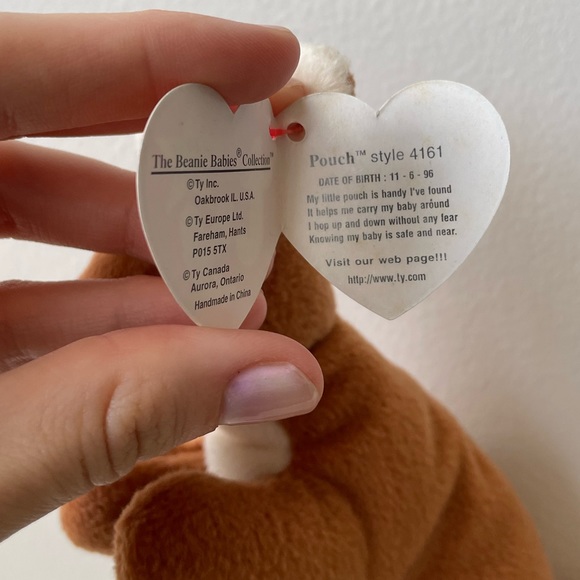 Vintage TY Beanie Baby “Pouch” - Picture 4 of 7
